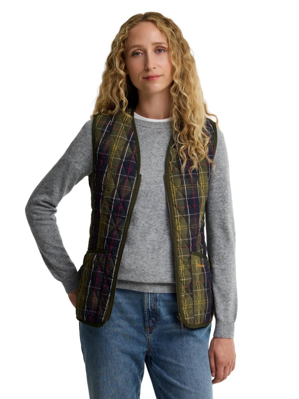 Barbour Tartan Betty Liner Vest Gilet